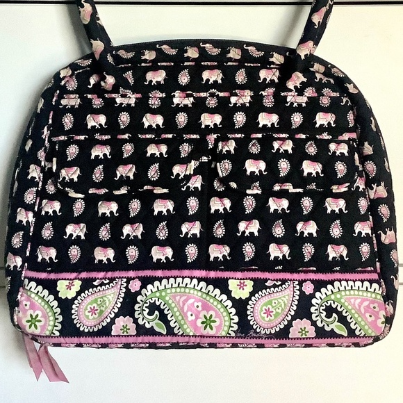 Vera Bradley 🐘 Elephant and Paisley Pattern Satchel - Picture 2 of 7